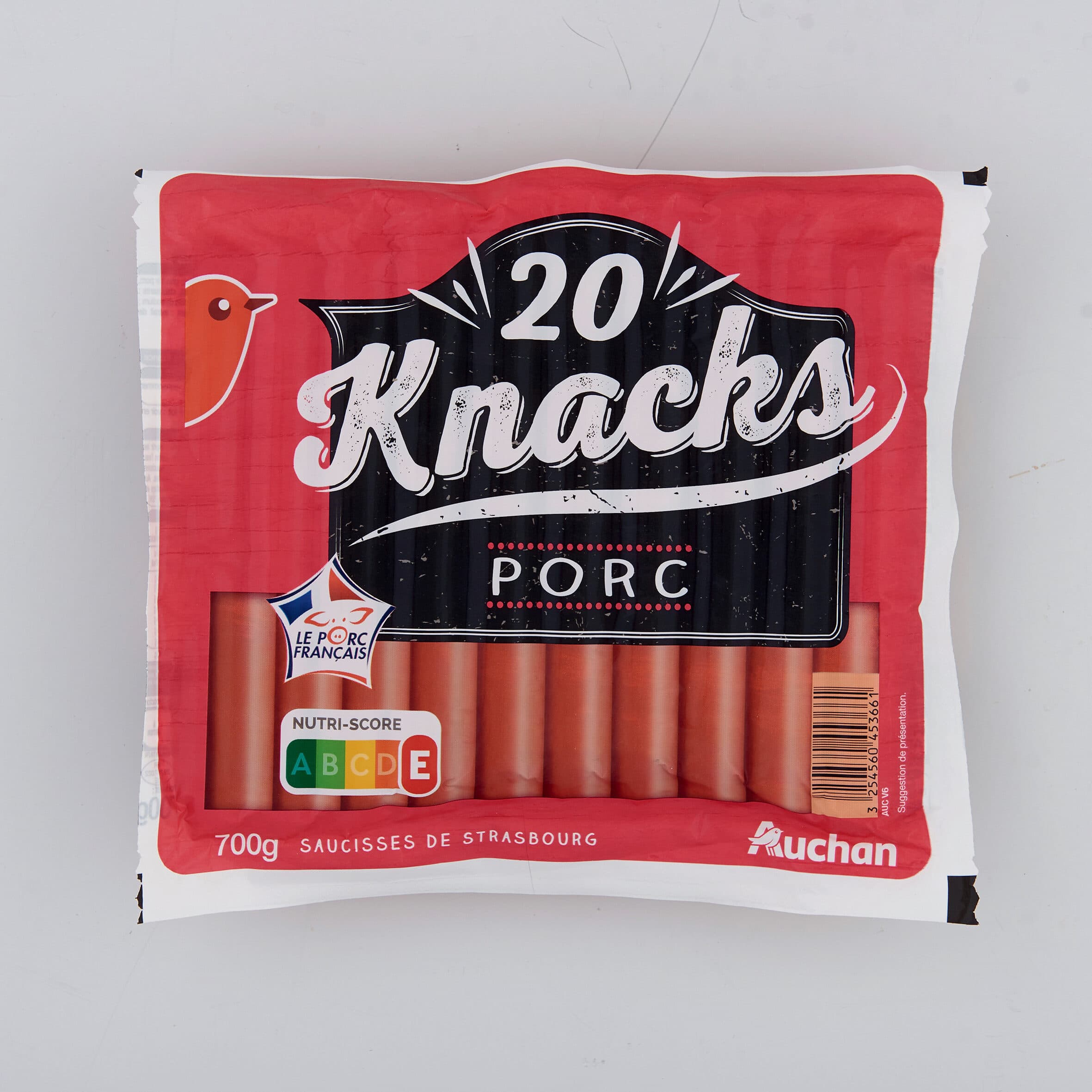Auchan 20 Knacks - Saucisses de Strasbourg packshot