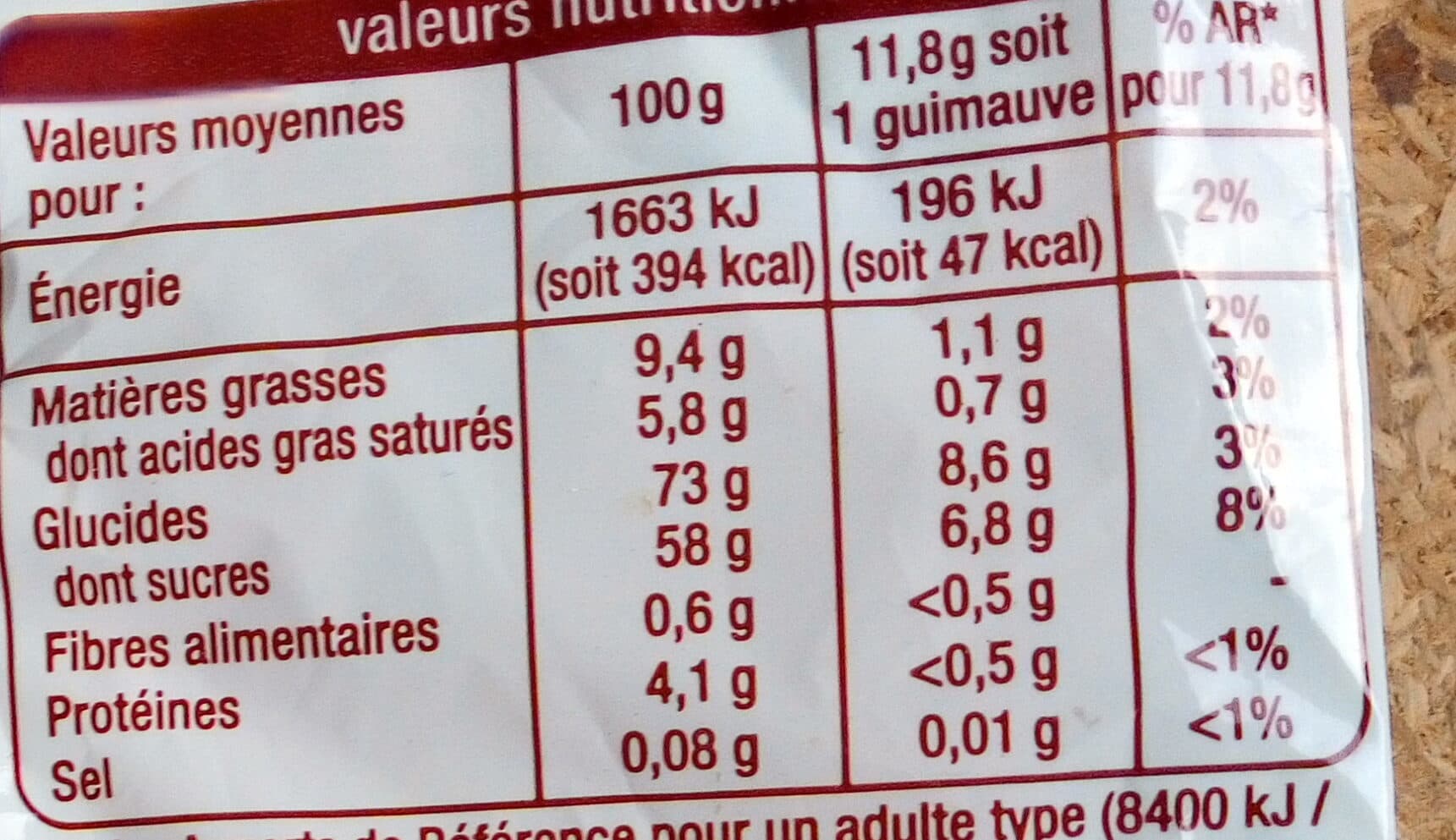 Auchan Oursons guimauve chocolat au lait packshot