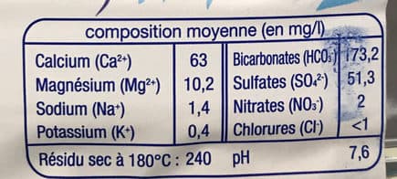 Auchan Eau de Source de Montagne packshot