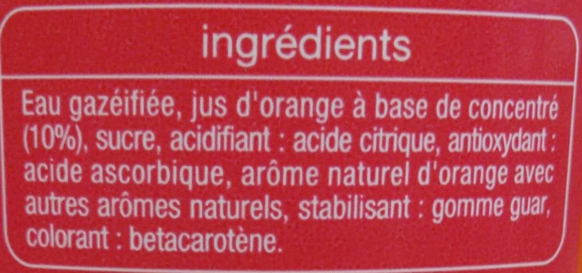 Auchan Soda orange - Goût orange packshot