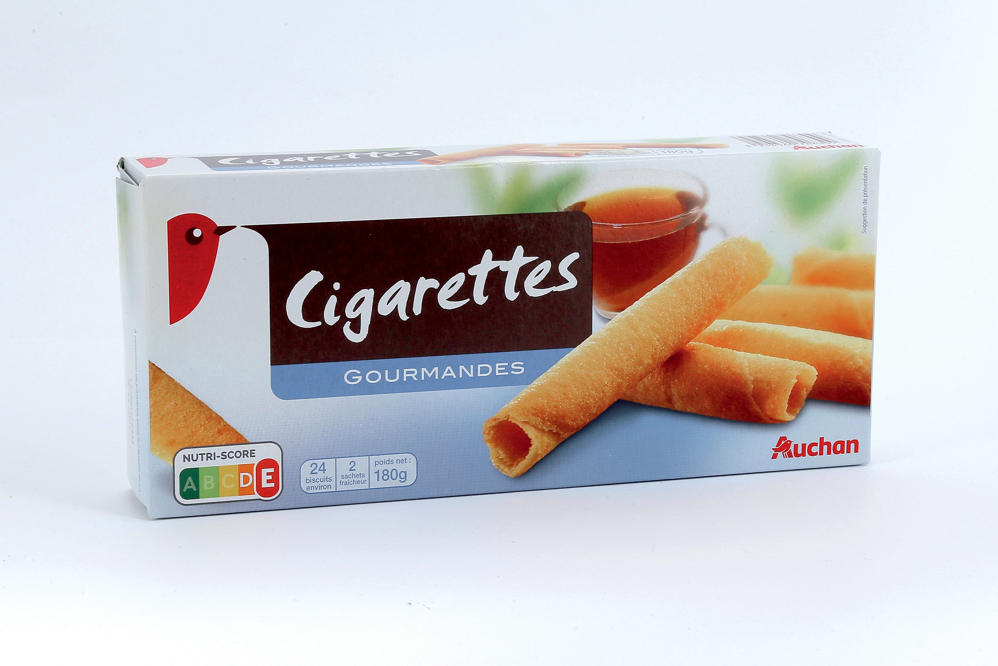 Auchan Cigarettes croustillantes packshot