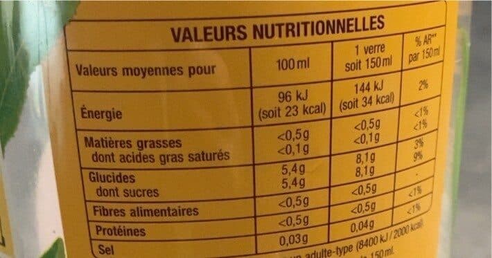 Auchan Thé glacé Pêche - saveur pêche packshot