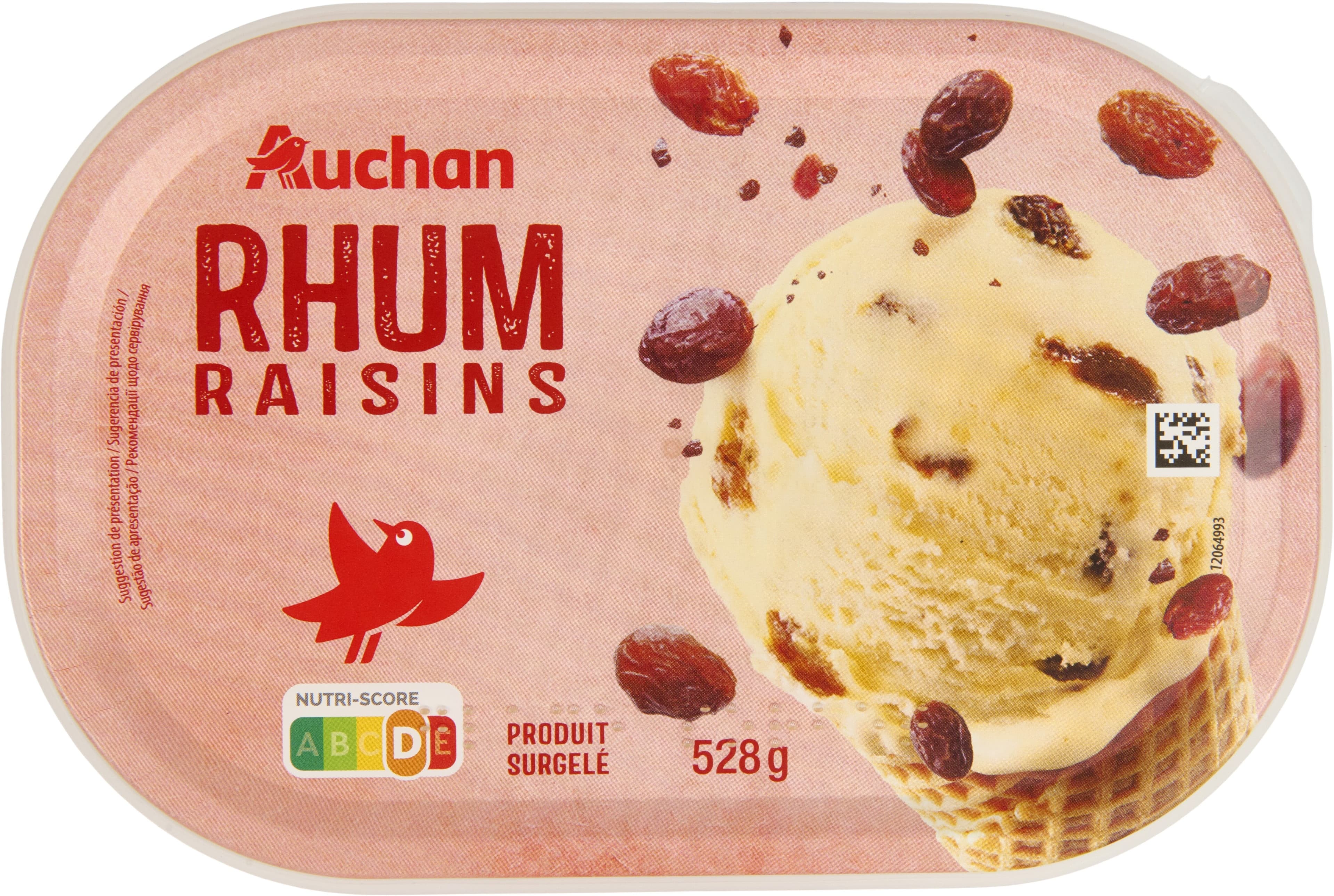 Auchan Rhum Raisins packshot