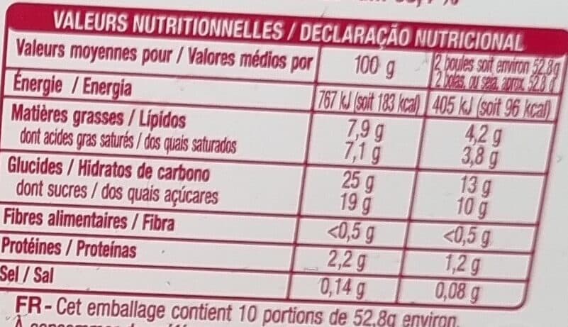 Auchan Rhum Raisins packshot