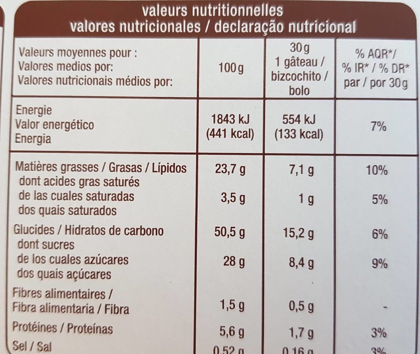 Auchan 5 Mini cakes marbrés packshot