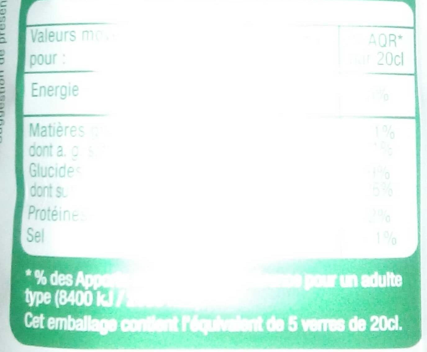 Auchan 100% pur jus CLEMENTINE Sans sucres ajoutés**Comme tous les jus de fruits. Contient les sucres naturellement présents dans les fruits. packshot