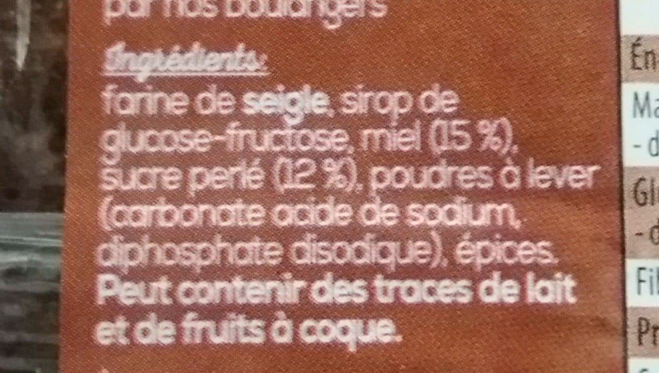 Vandelmolen Pain d'épices au miel packshot