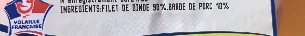 Open Food Facts Rôti filet de dinde packshot