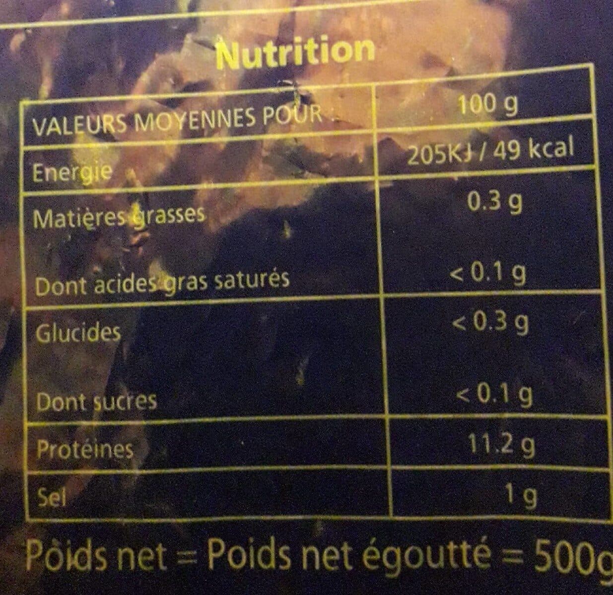 Open Food Facts Crevettes Decortiquées Surgelées packshot