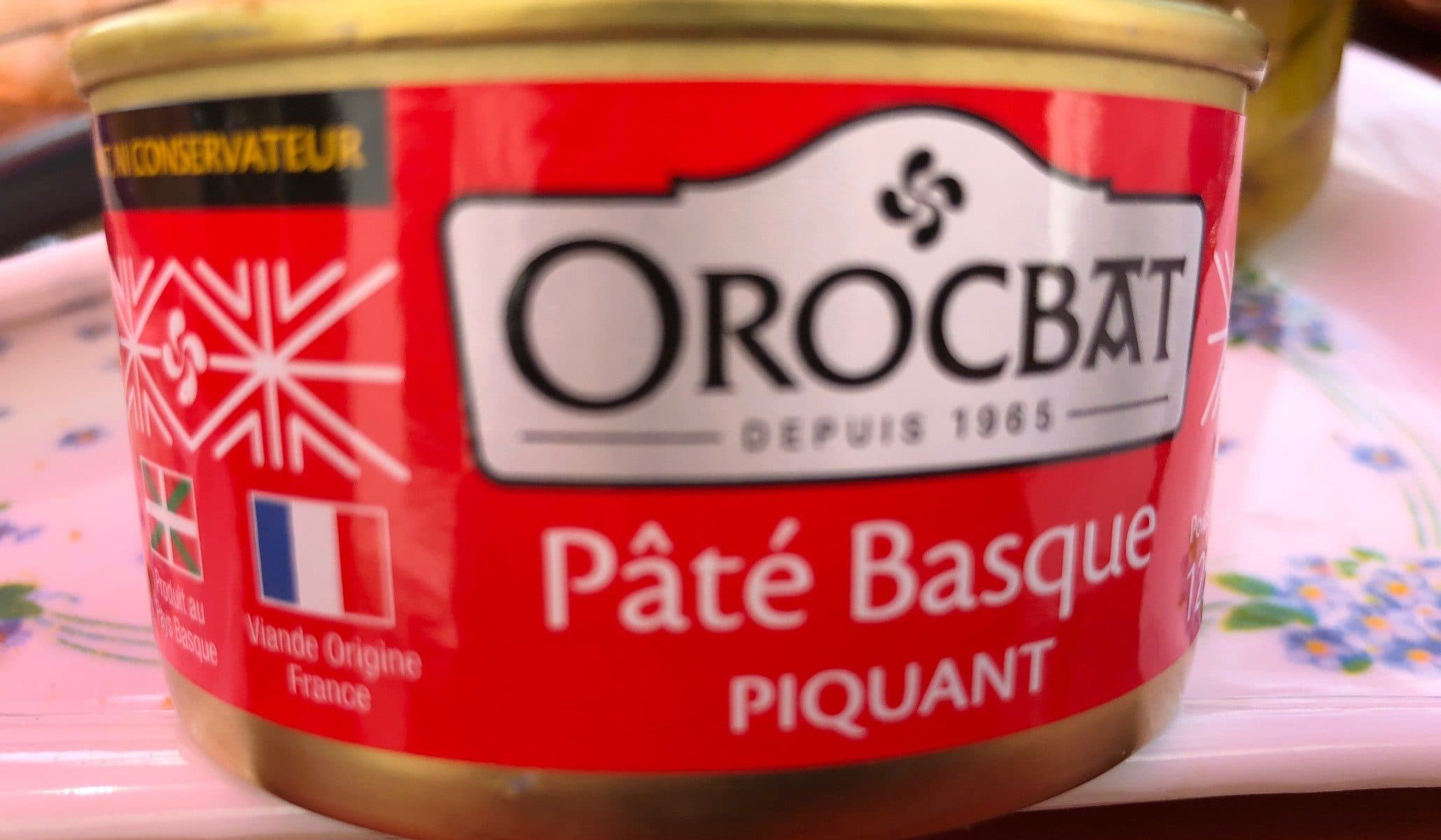 Open Food Facts Paté basque piquant packshot