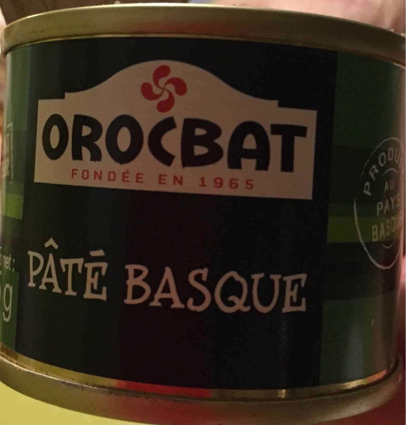 Orocbat Pate basque packshot