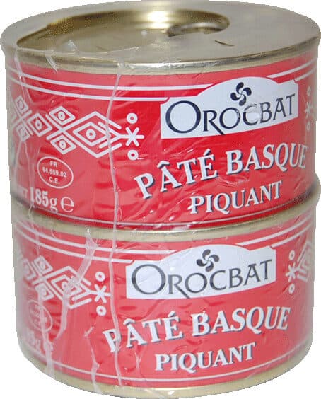 Orocbat Lot 2 Pâtés Basque Piquant Orocbat packshot