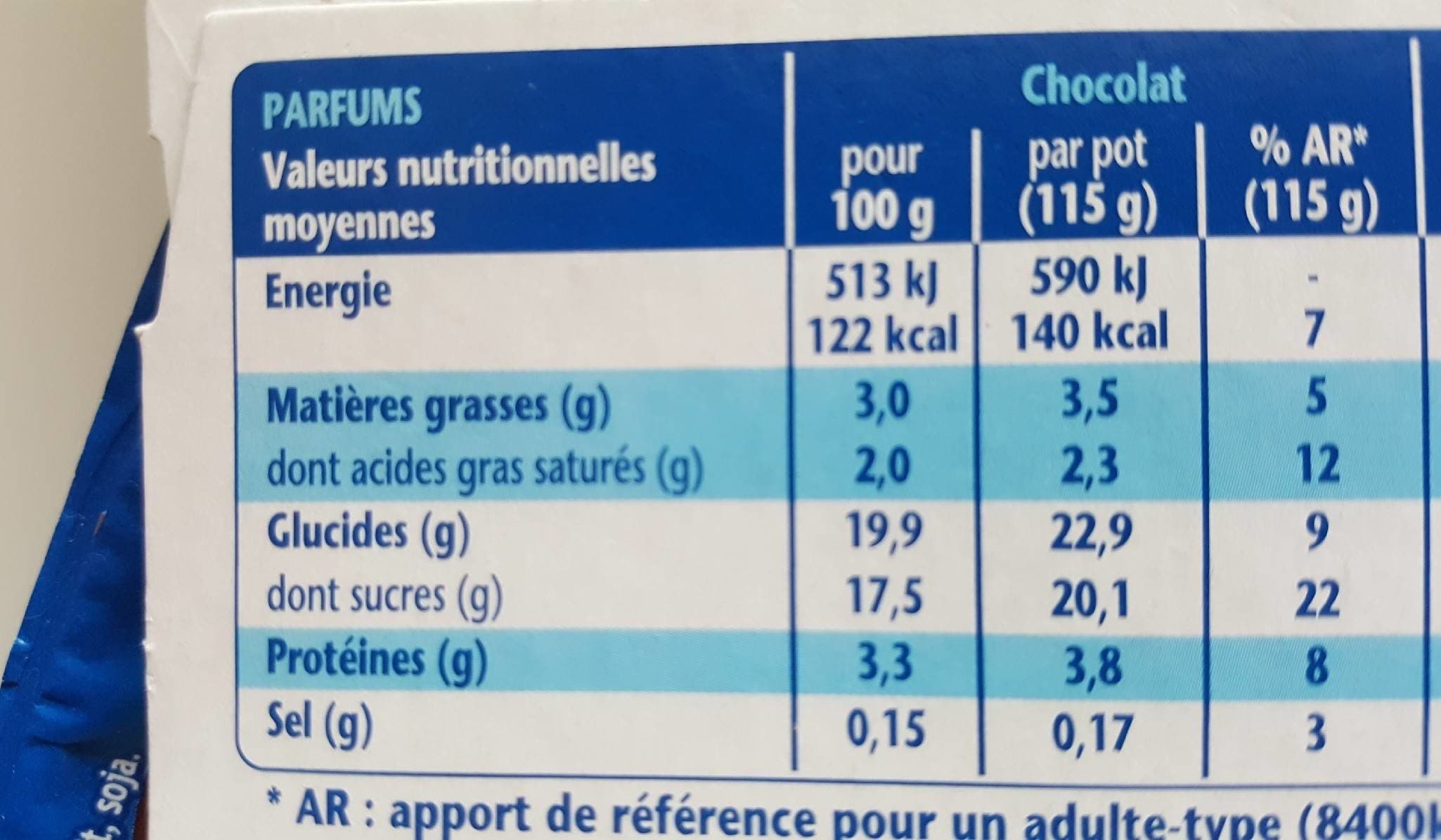 Danette Danette chocolat packshot