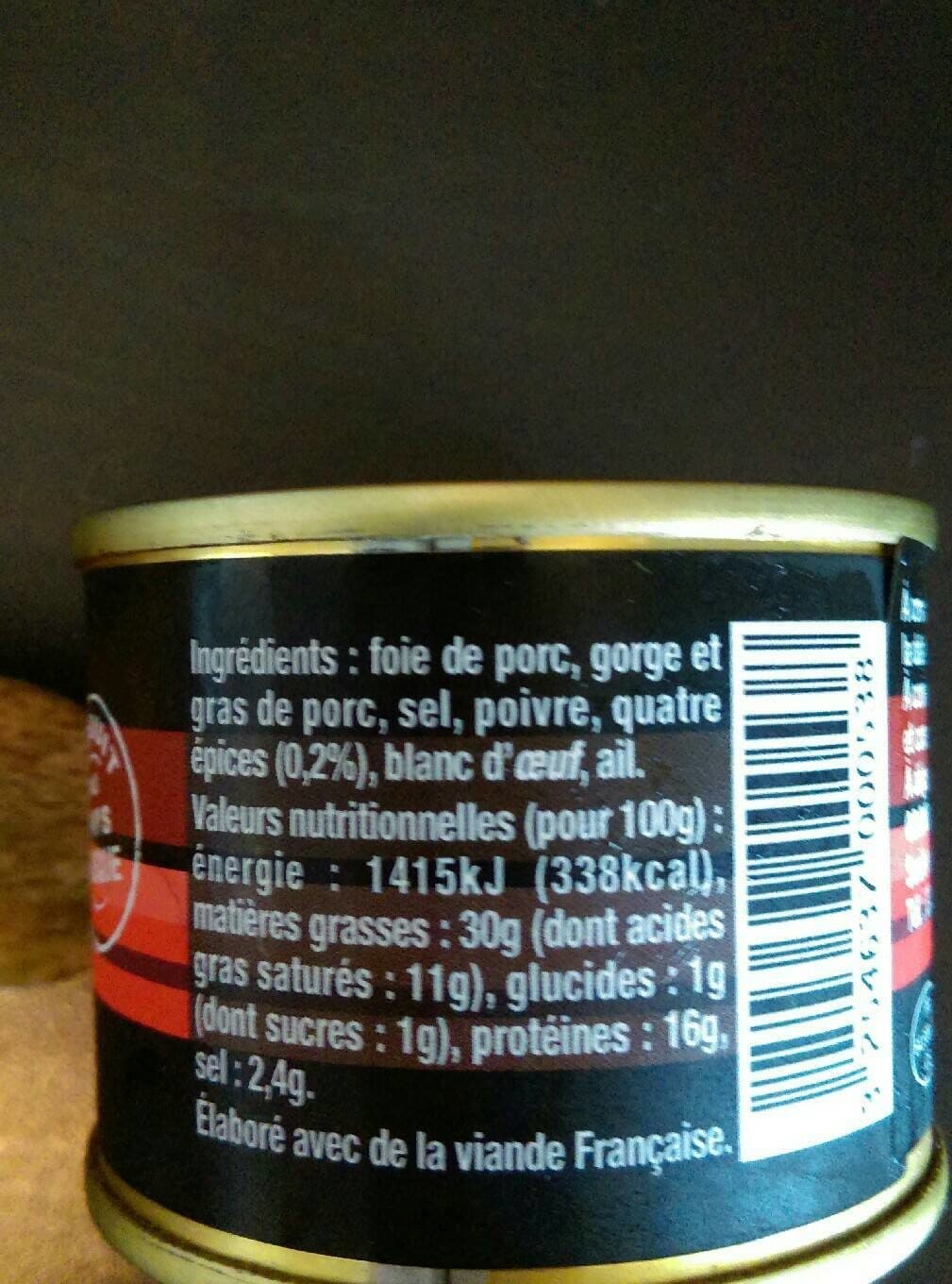 Orocbat Pâte Basque aux quatre épices packshot