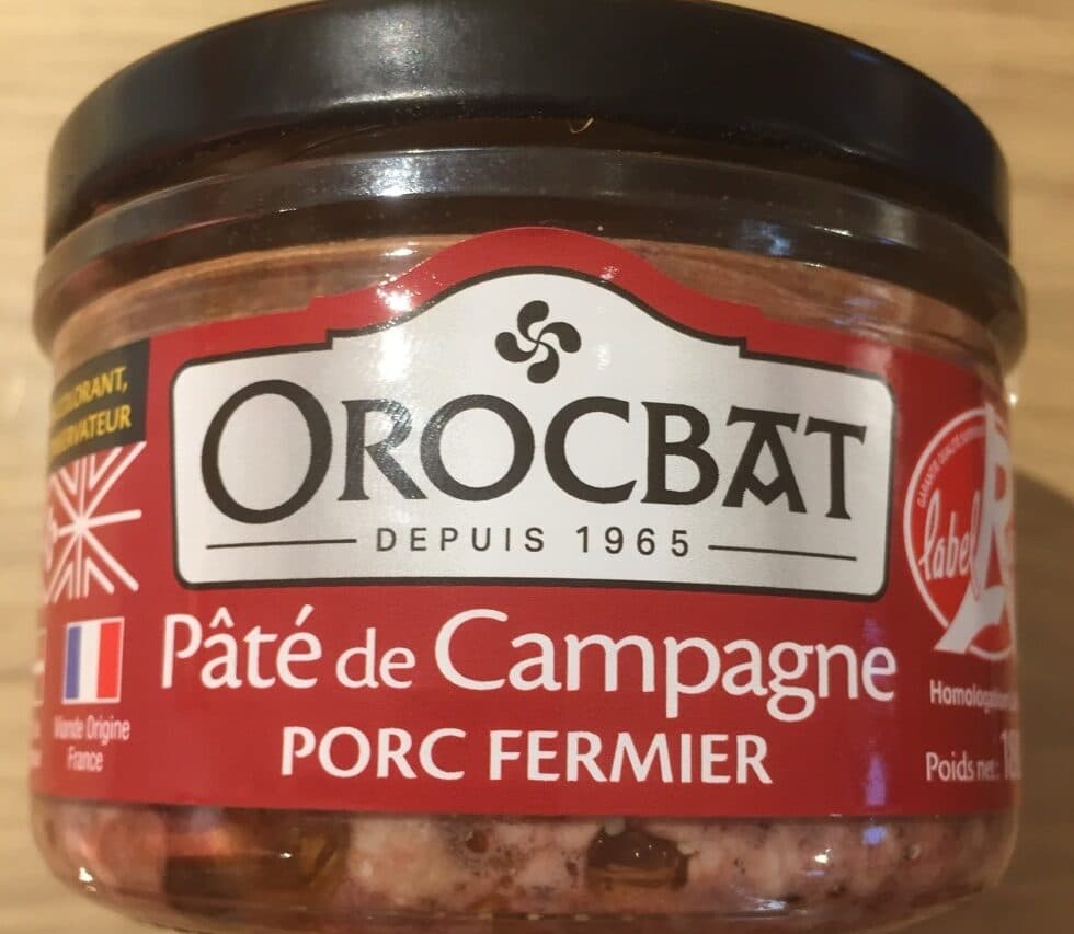 Orocbat Pâté de campagne - porc fermier packshot