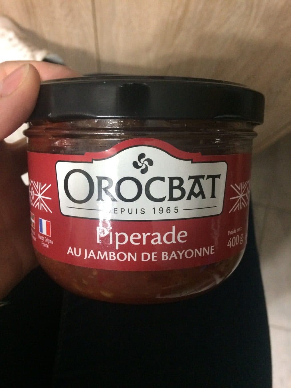 Orocbat Piperade au jambon de Bayonne OROCBAT packshot