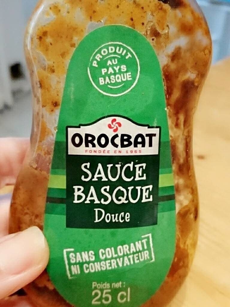 Orocbat Sauce basque douce packshot