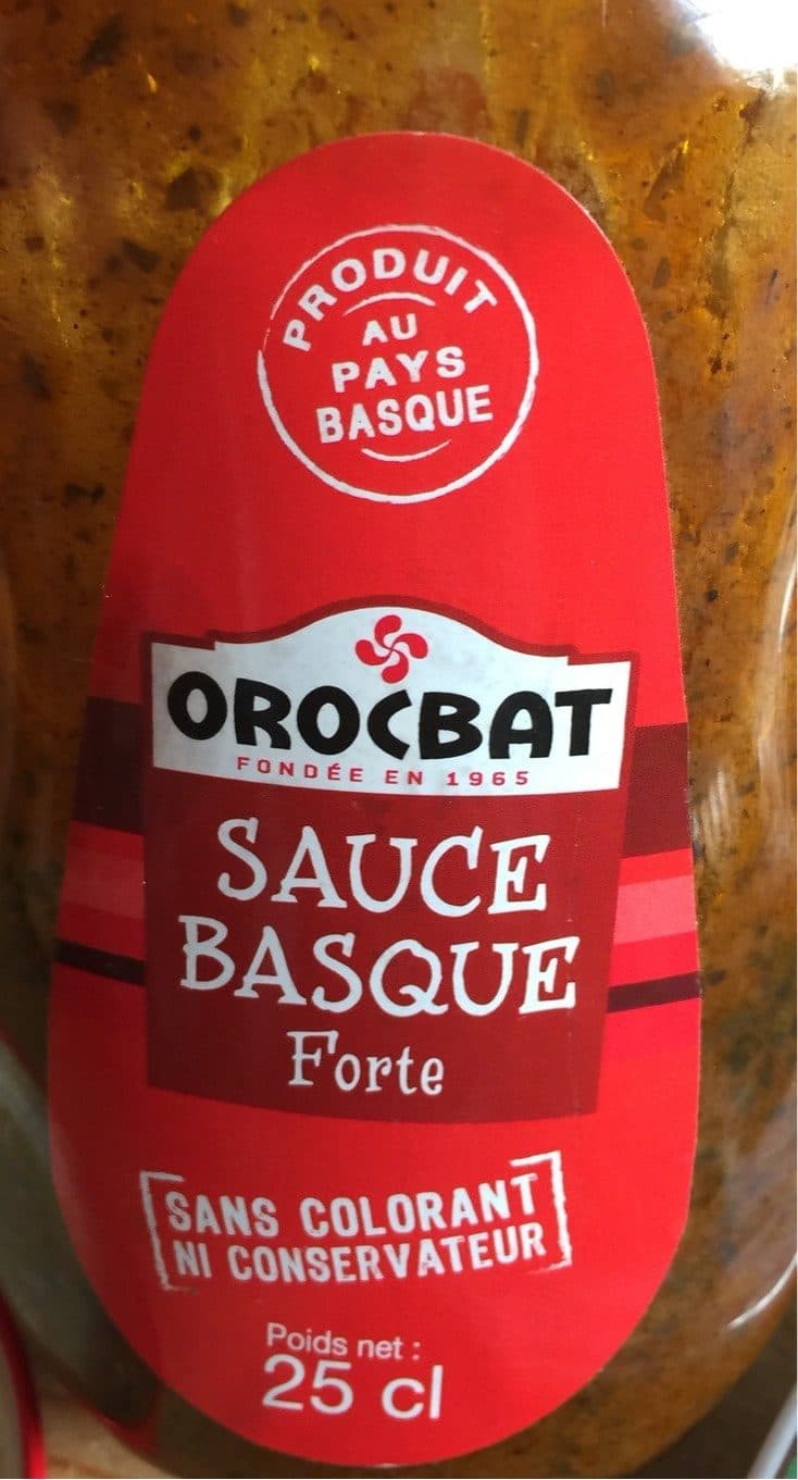 OROCBAT Sauce basque packshot