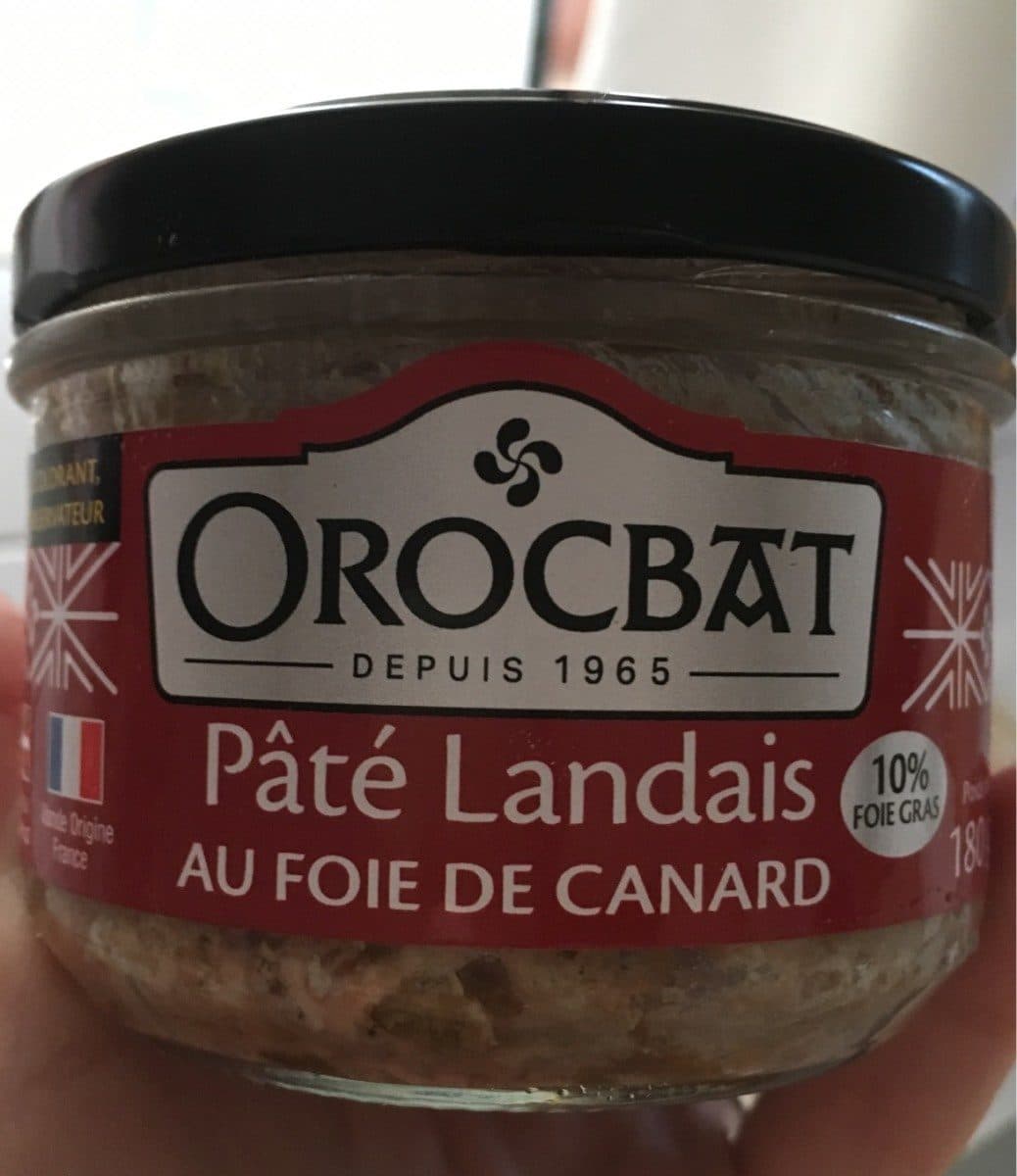 Orocbat Paté landais au foie de canard packshot