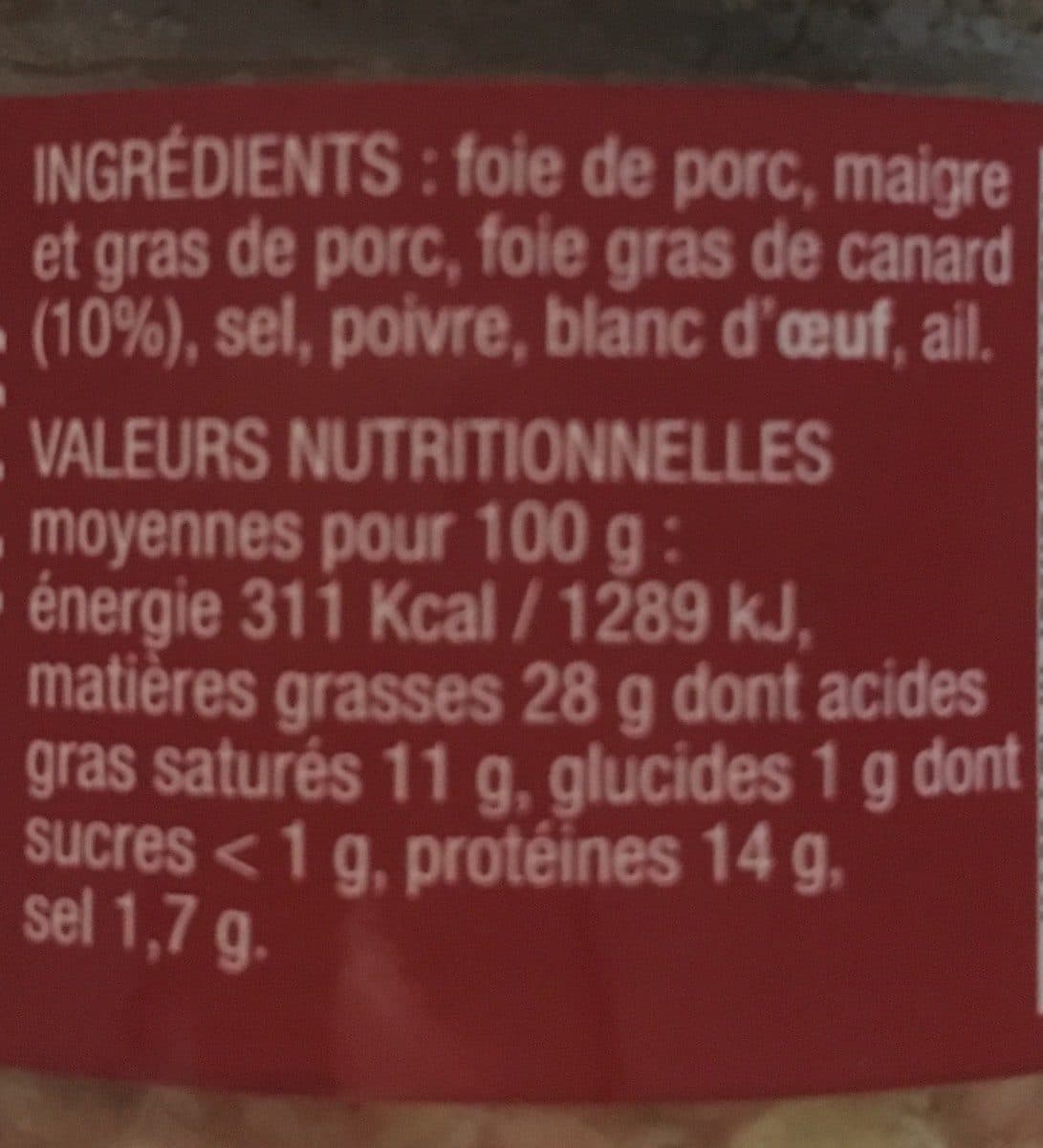 Orocbat Paté landais au foie de canard packshot