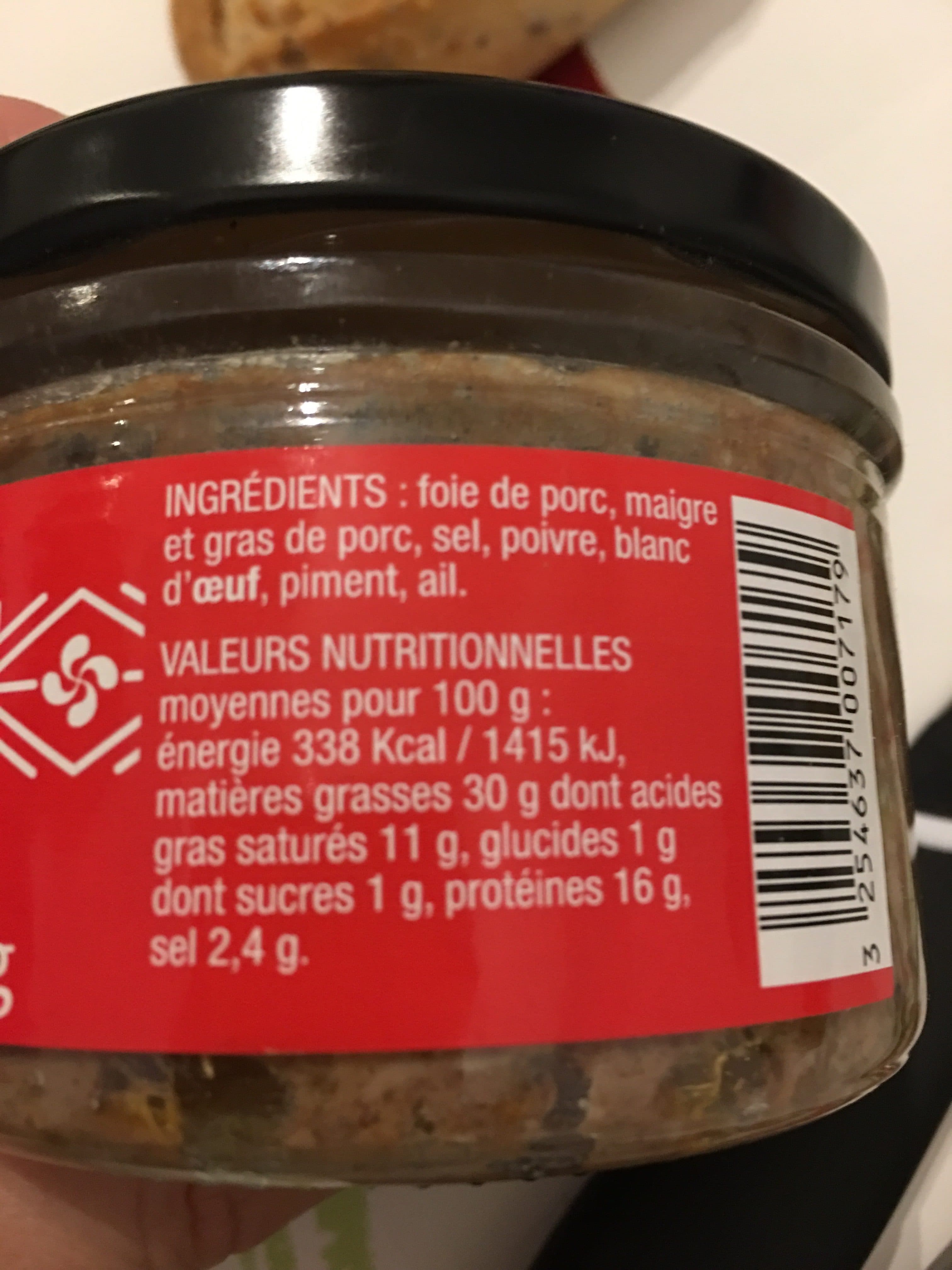 Orocbat Paté basque piquant packshot