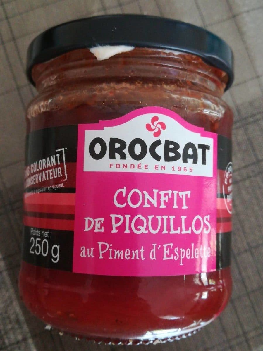 Orocbat Confit de piquillos au piment d'Espelette packshot