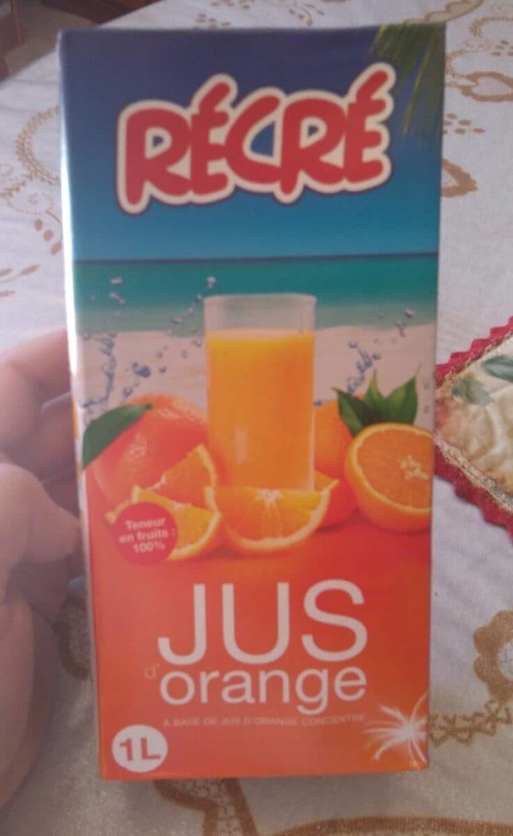 Récré Jus d'orange A base de jus d'orange concentré, 1L packshot