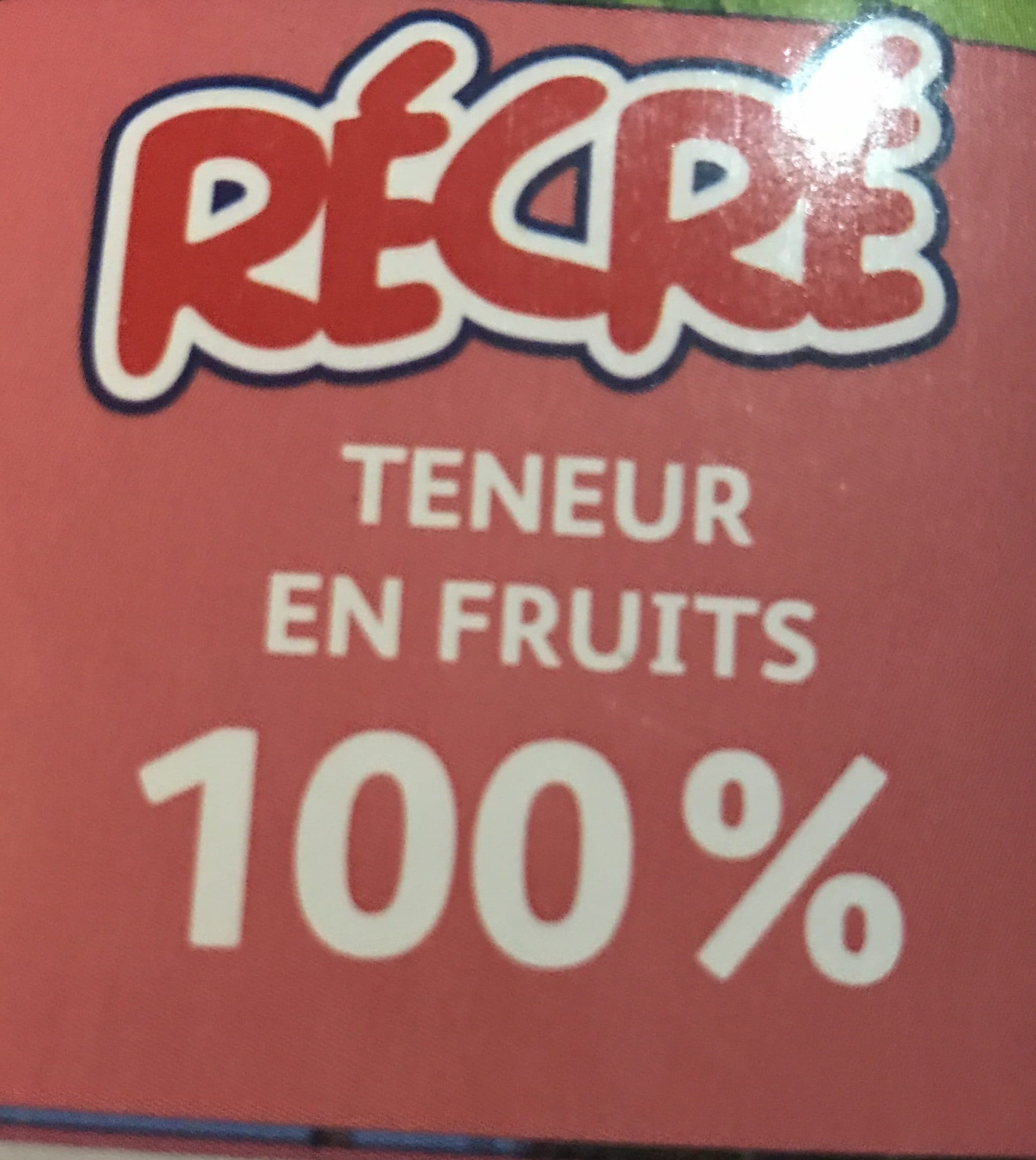 Récré Jus de pamplemousse packshot