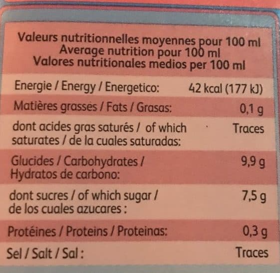 Récré Jus de pamplemousse packshot