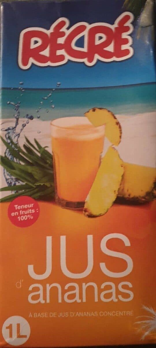 Open Food Facts Jus D'ananas Sans Sucres Ajoutés 1L packshot