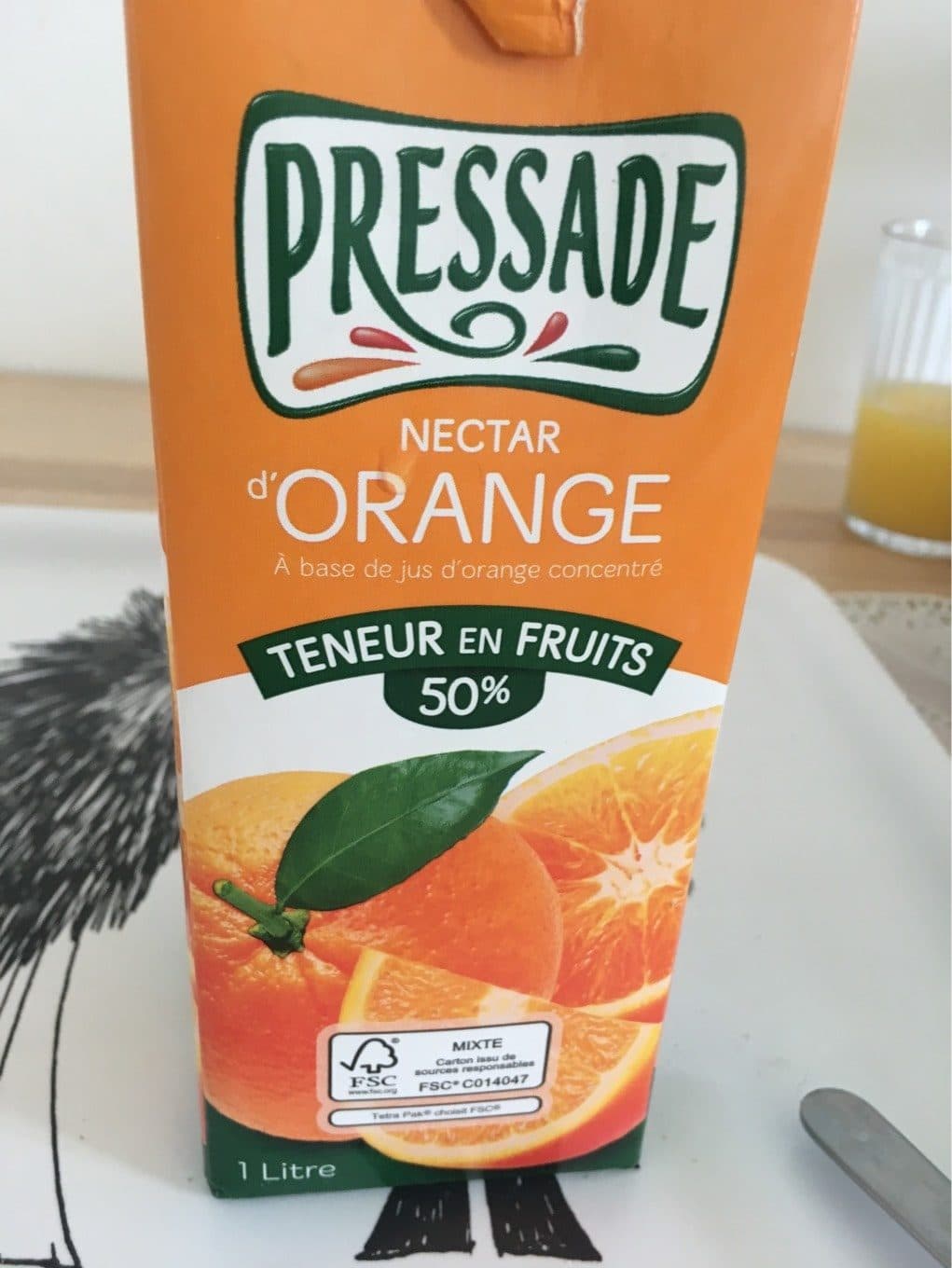 pressade Nectar d'orange packshot