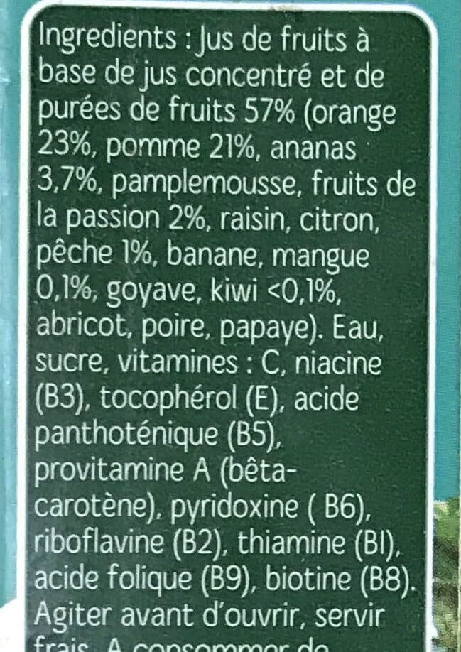 Pressade Nectar Multifruits Tropical packshot