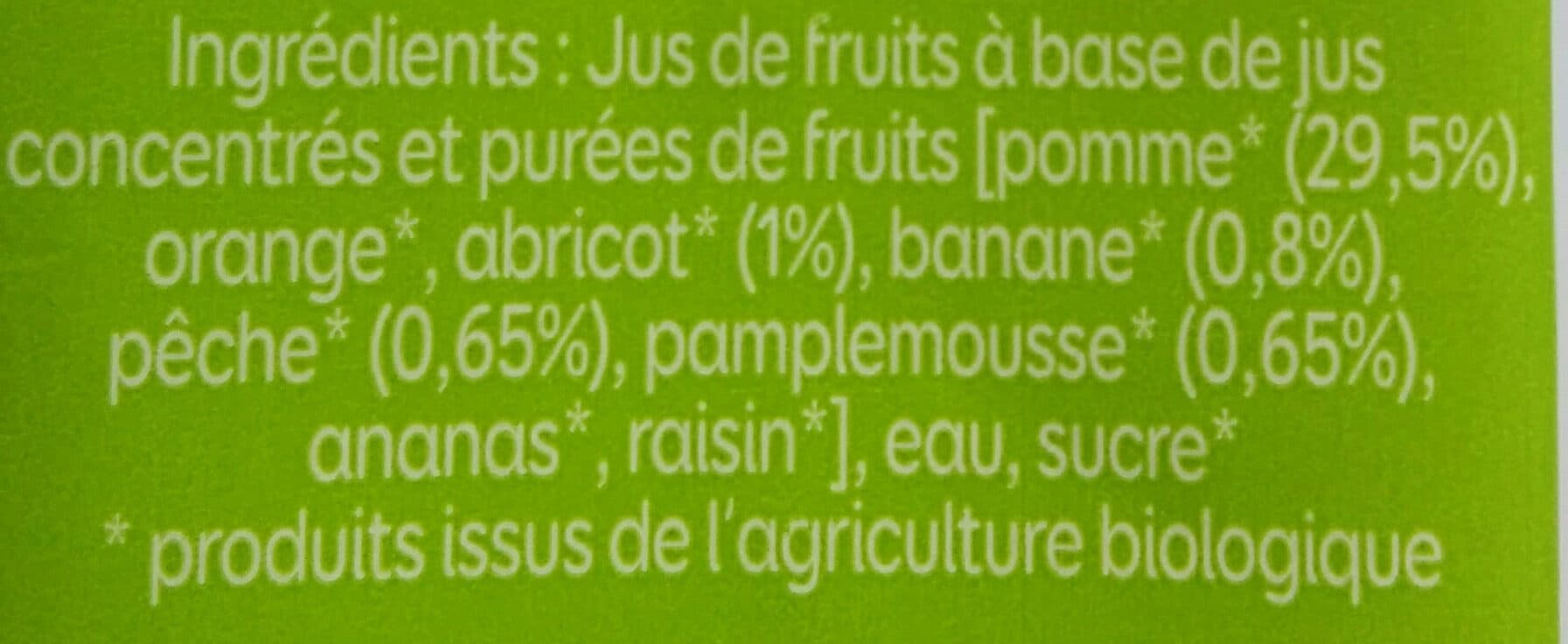 Pressade Le bio à emporter partout - Nectar multifruits packshot