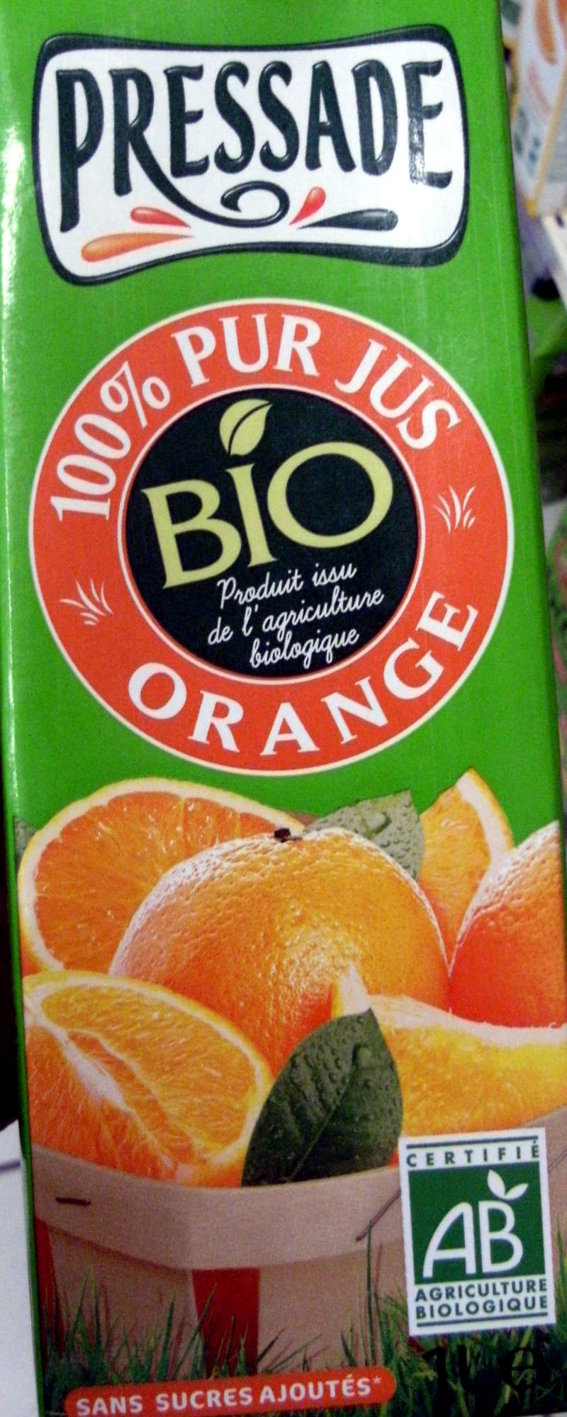 Pressade 100 % Pur Jus Orange packshot