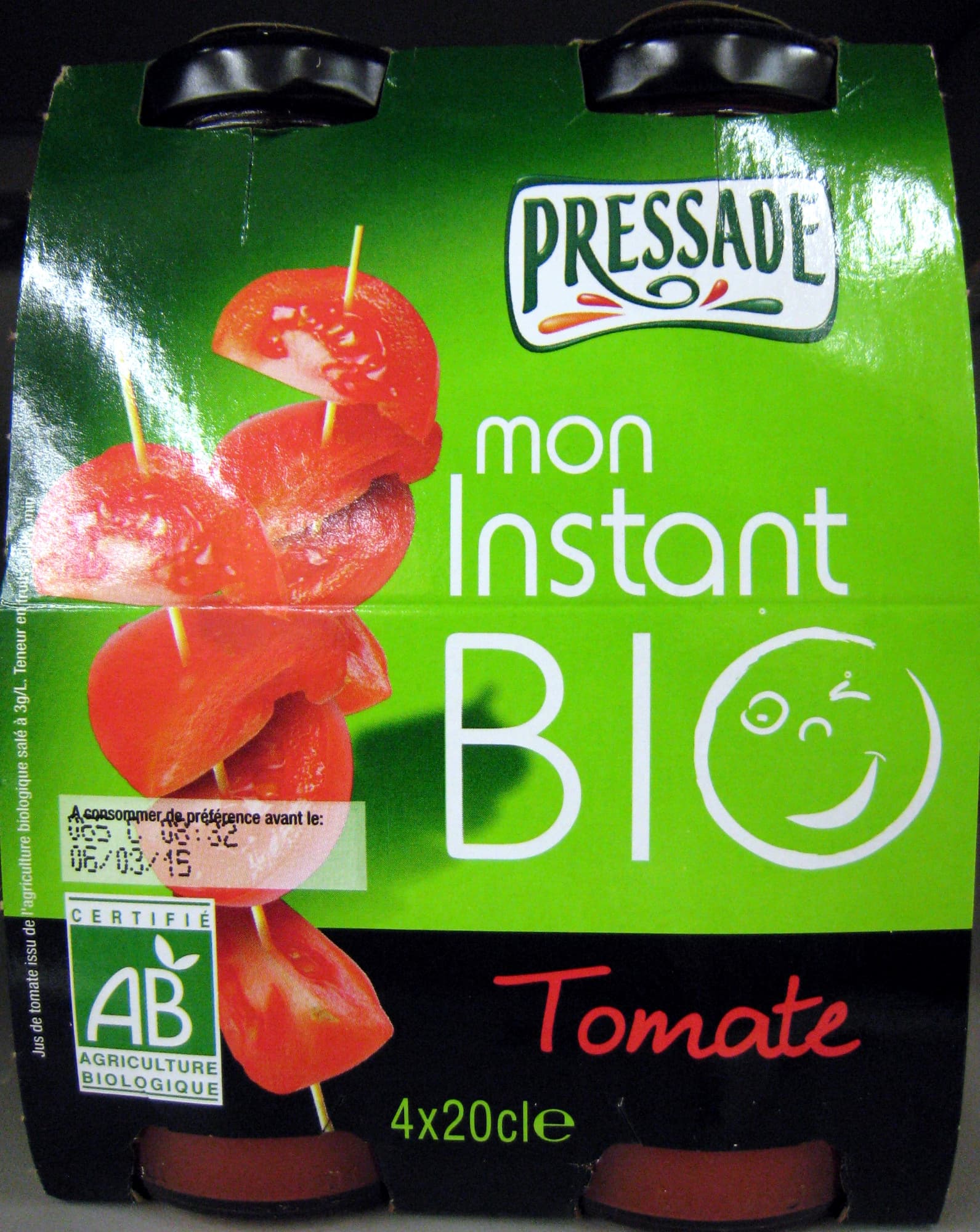 Pressade Mon instant Bio Tomate packshot