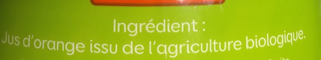 Pressade Le Pur jus bio Orange packshot