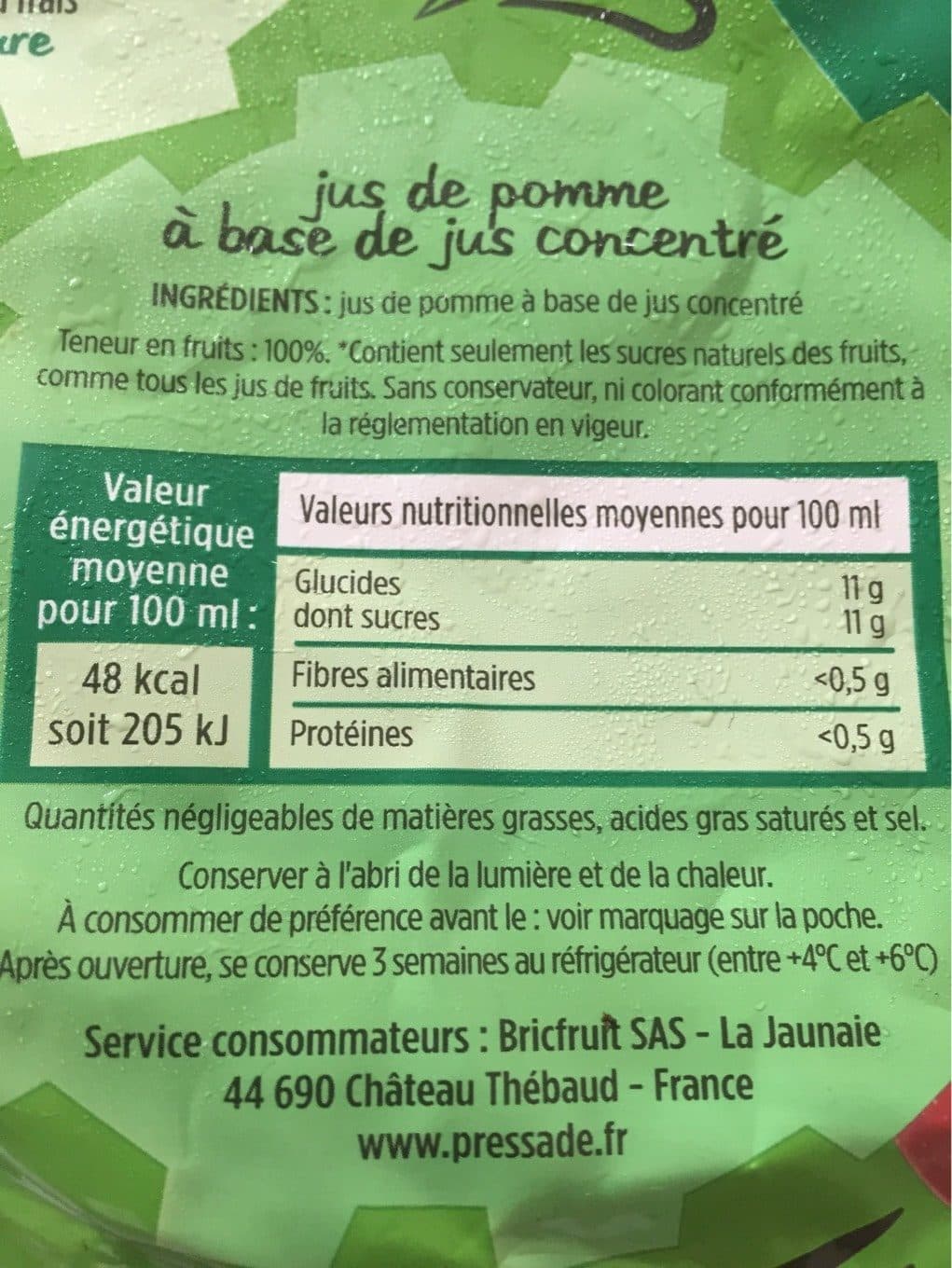 Pressade La fabrique à jus - Pomme packshot