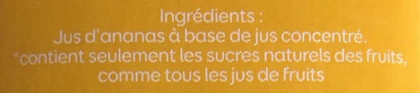 Pressade Bon Jour Ananas packshot