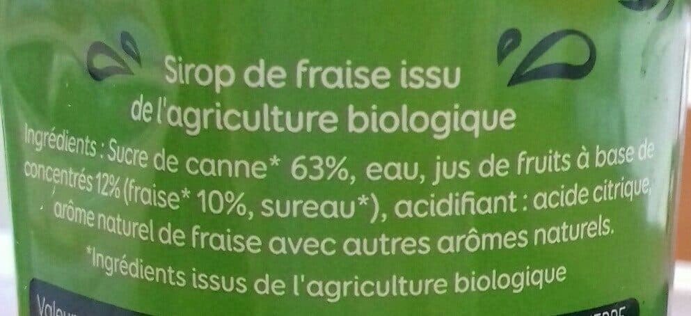 Pressade Le sirop bio packshot