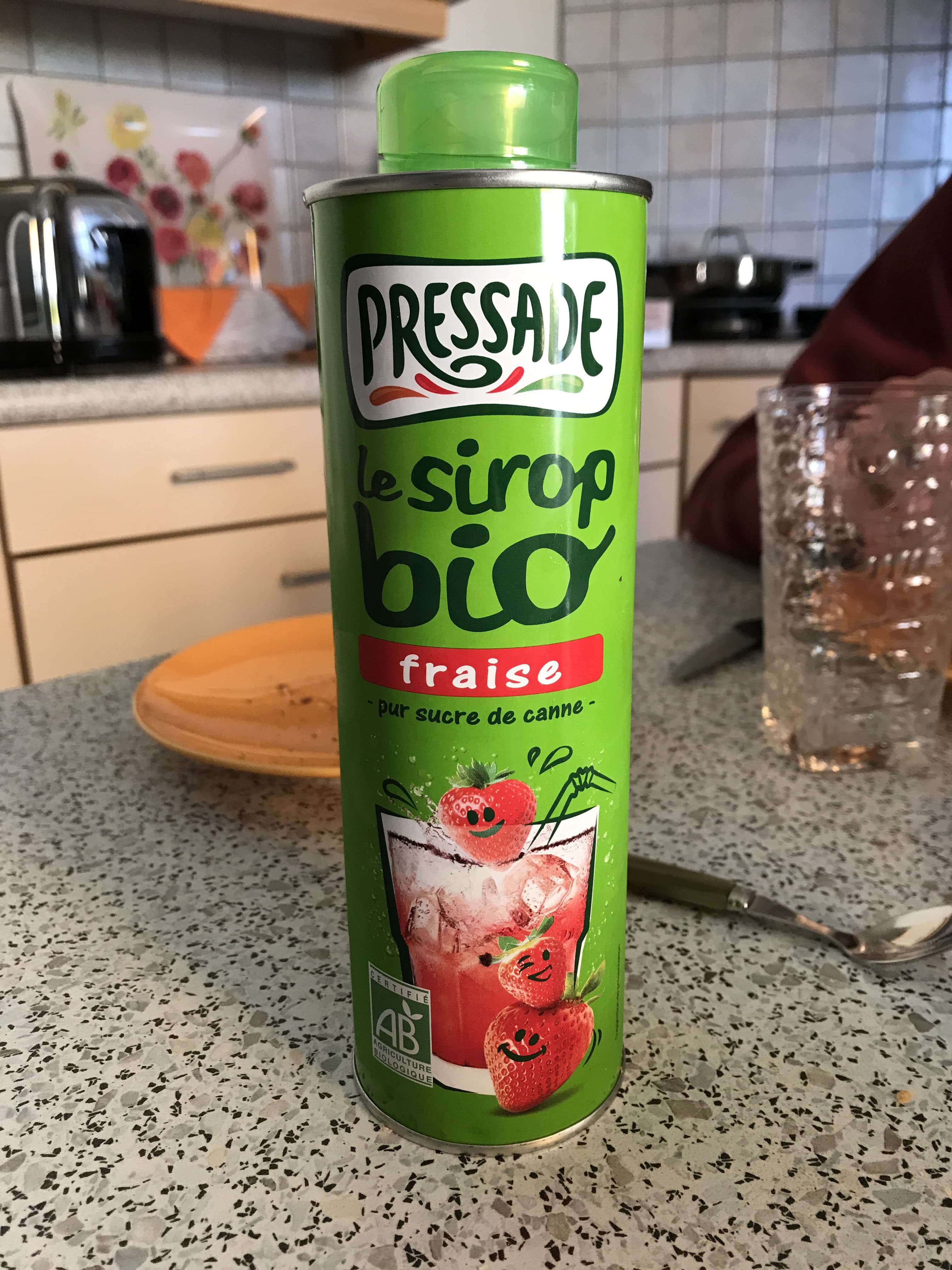 Pressade Le sirop bio packshot