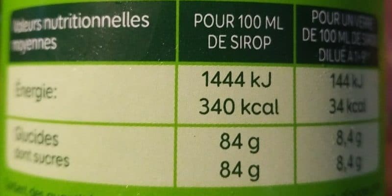 Pressade Le sirop bio grenadine packshot