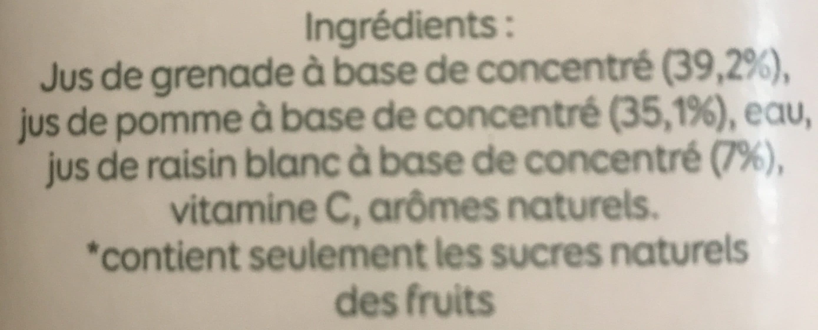 Pressade Superfruits Grenade sans sucres ajoutés packshot