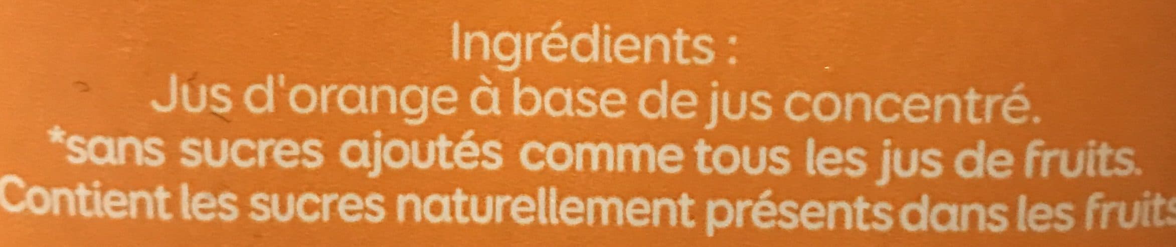 Pressade Jus d'orange a base de jus concentré packshot