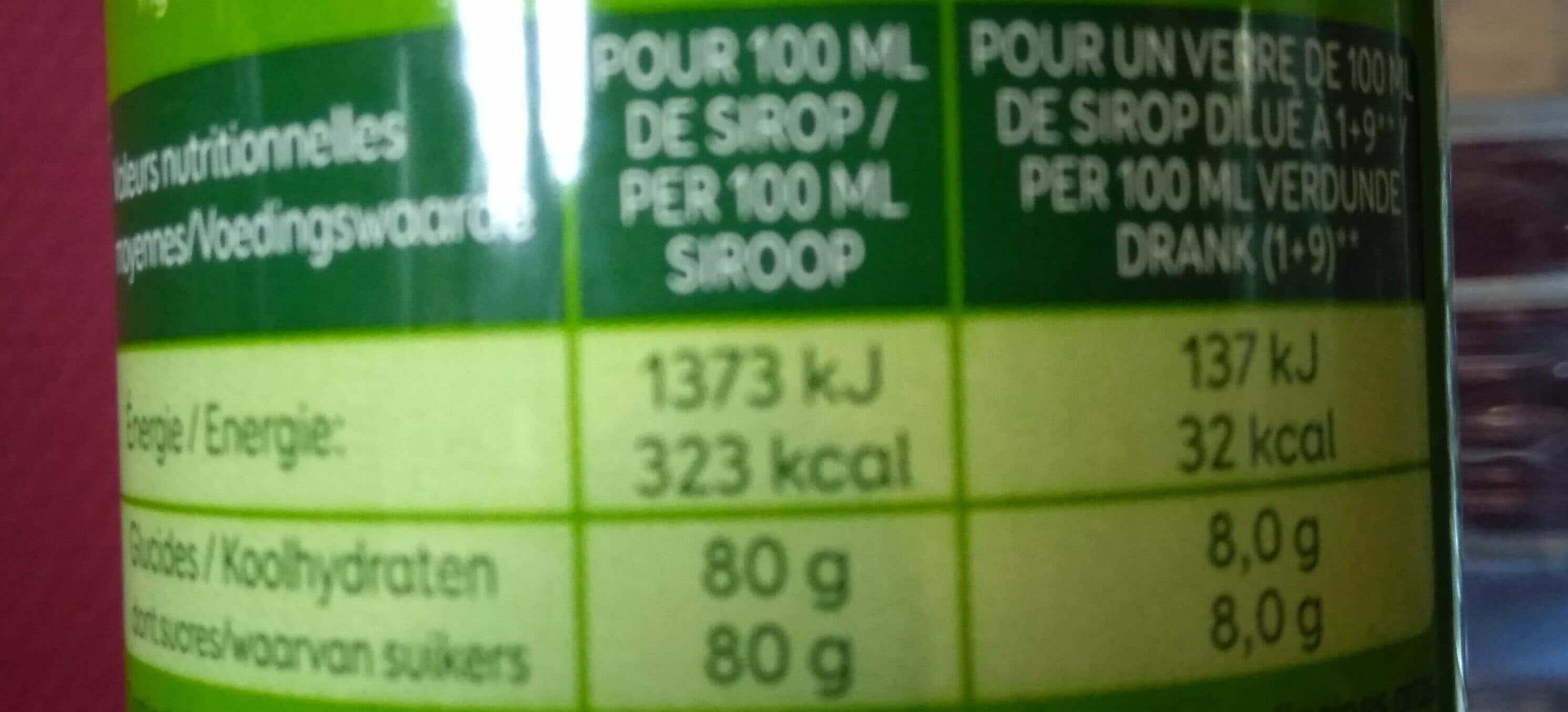 Pressade Le sirop bio packshot