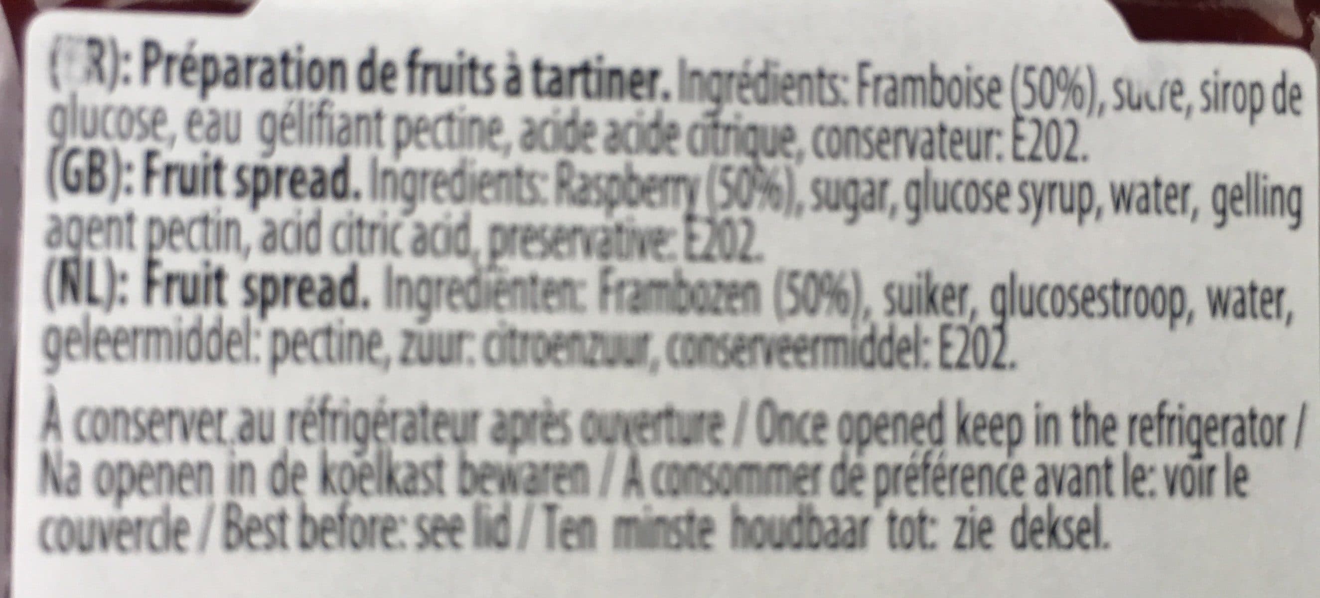 Open Food Facts 6Confiture à La Framboise (50%) packshot