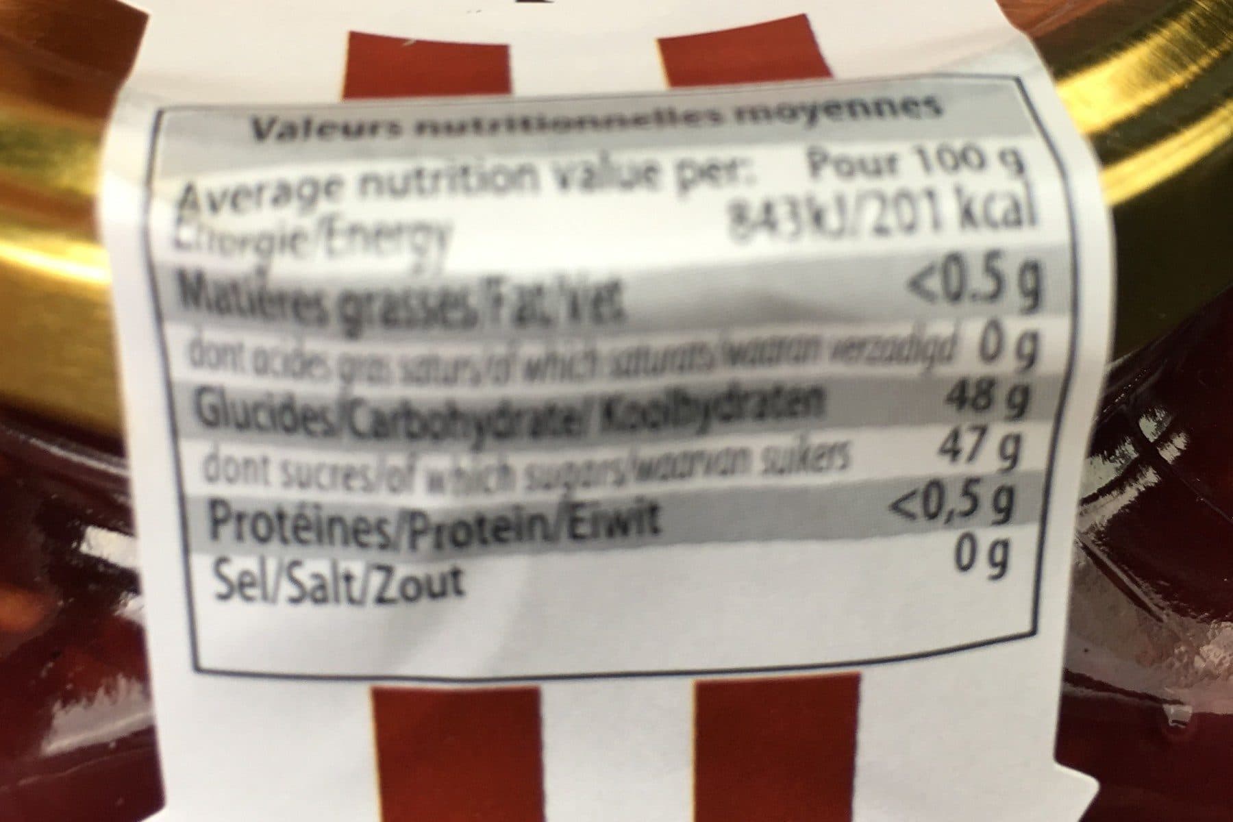 Open Food Facts 6Confiture à La Framboise (50%) packshot