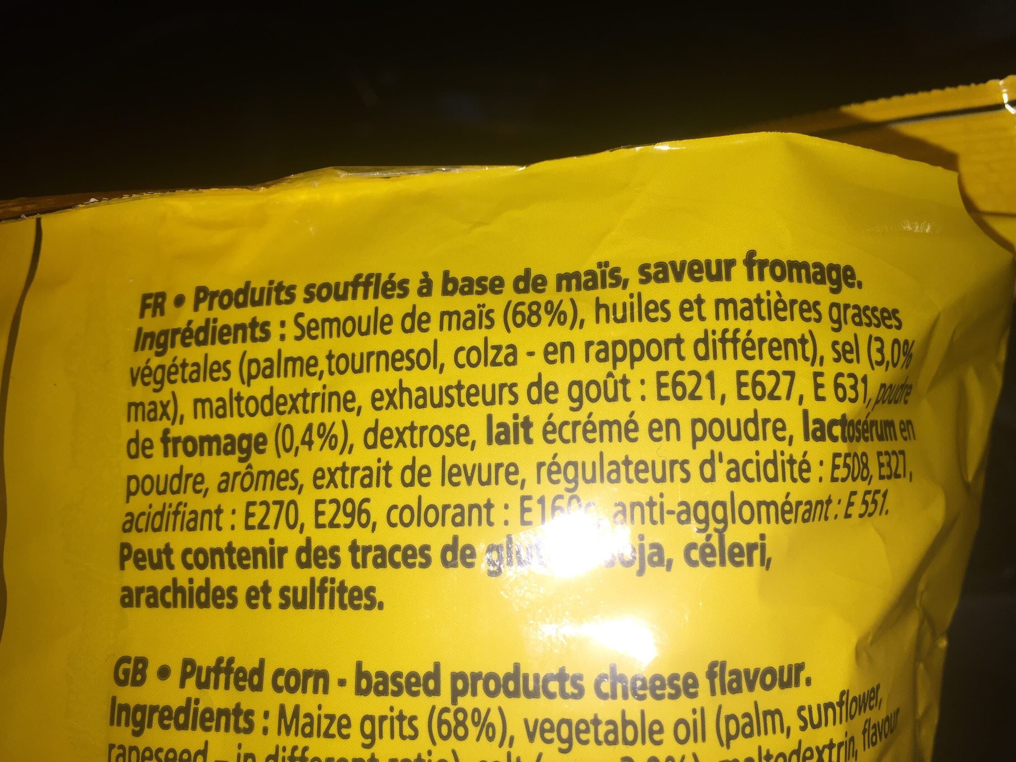 Sere ´Snacks Boules saveur fromage packshot