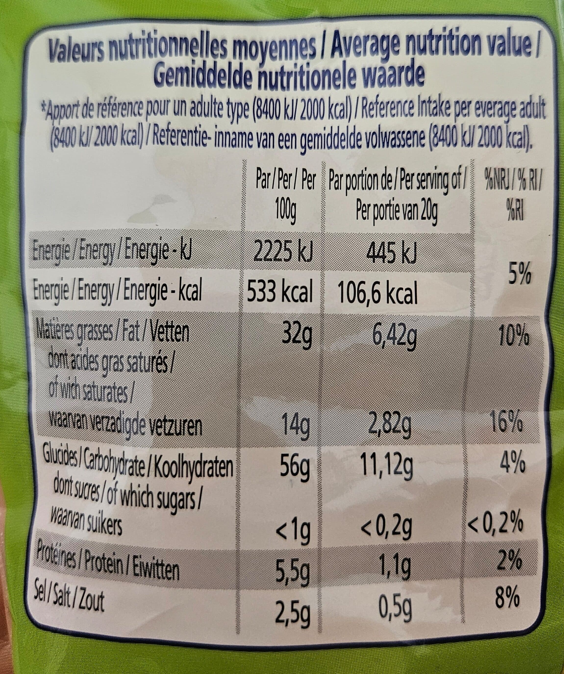 Sere'Snacks Snacks saveur oignon packshot