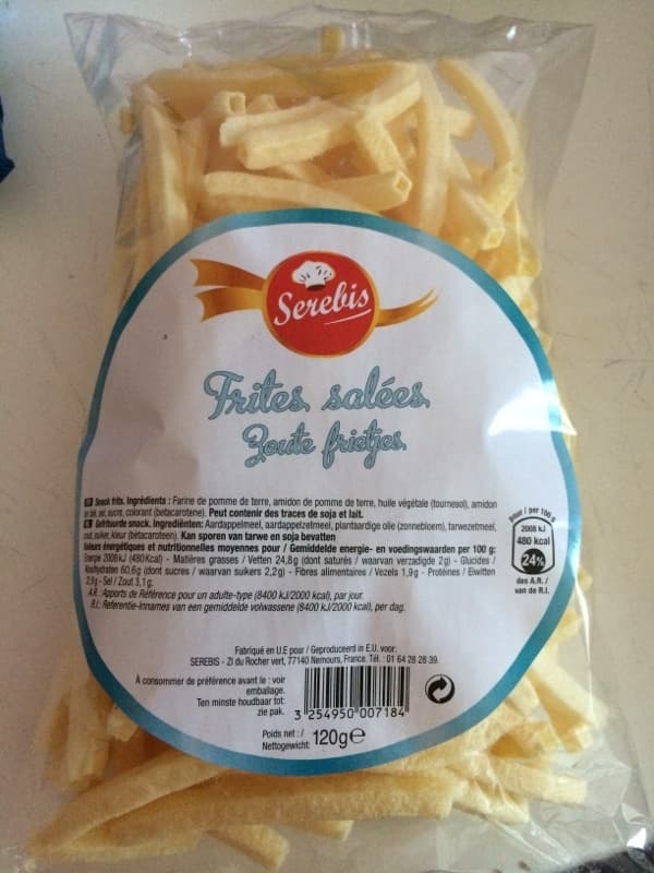 Serebis Frites salées packshot