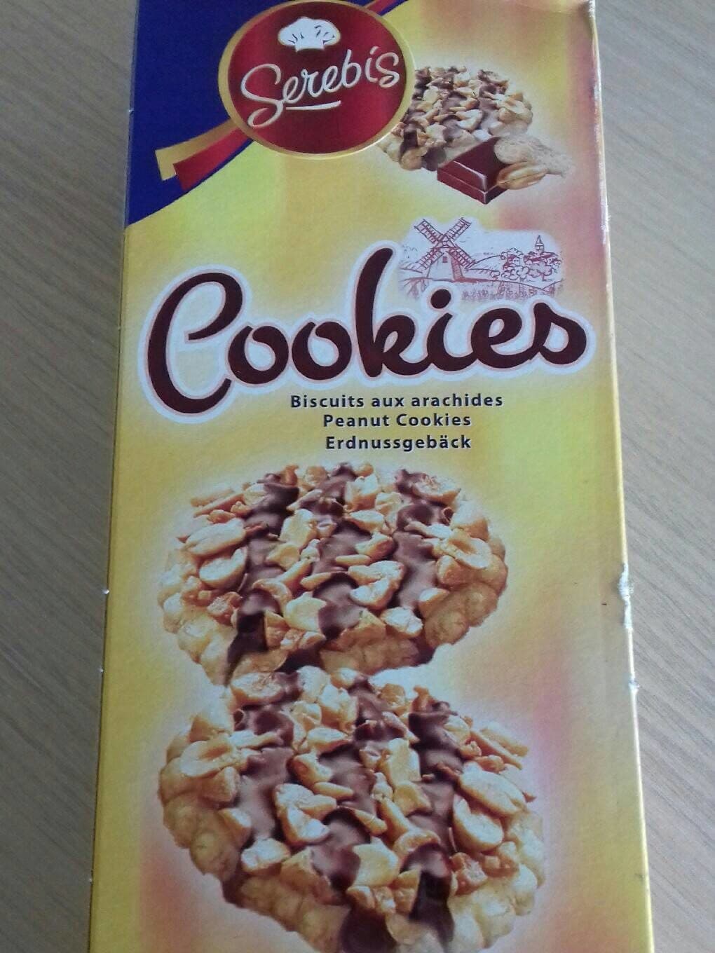 Serebis Cookies au chocolat et arachides packshot